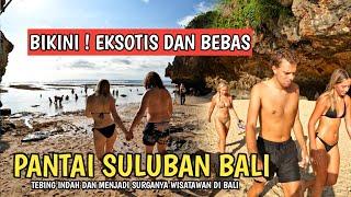 TERBARU ! PANTAI PALING EKSOTIS DI BALI |PANTAI SULUBAN ULUWATU BALI