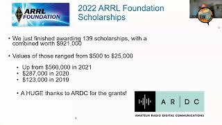 The ARRL Foundation Scholarship Program - Mike Ritz, W7VO