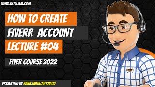 How to create Fiverr Account | Fiver course 2022| SR Taleem | Complete Fiver course