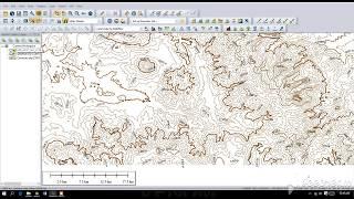 Generate Contour line from DEM data using Global Mapper