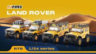 FMS 1:24 FCX24M Land Rover Camel Trophy Edition - Land Rover Family