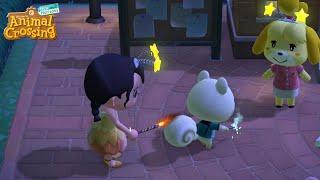 What If You Light His Tail on Fire? | Animal Crossing Marshal | ACNH Hospital | Fireworks Sparklers