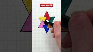 How to Draw Colouring 3D Drawing Figures for Optical Illusion #opticalillussion #drawing #3dfigure