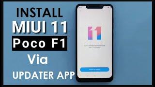 Install Miui 11 in POCO F1 via Updater app