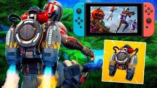 FORTNITE UNVAULTED JETPACKS! Winning a solo using the Jetpack on Nintendo Switch!