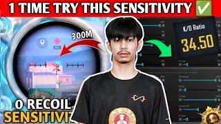 3.5 UPDATE  VPE NOOZY SENSITIVITY & CONTROL CODE  KNOWME PUBG | BGMI