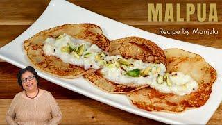 Malpua - Indian Pancake Dessert Recipe by Manjula