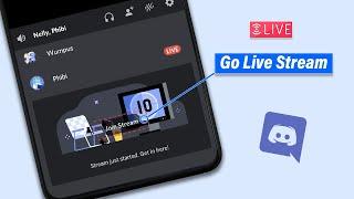 How to go live stream on discord mobile 2024 [New Update]