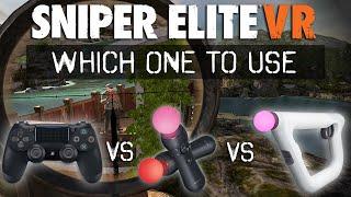 Sniper Elite VR Controller Comparison & Gameplay