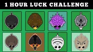 LEGENDARY 1 HOUR LUCK CHALLENGE IN MOPE.IO AFTER NEW UPDATE !!