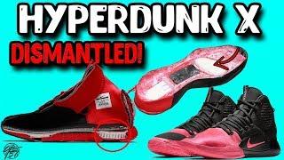 Nike Hyperdunk X Dismantled! What's the Tech Inside? Huge Zoom Units!