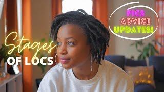 The 5 Loc Stages You Should Know & What to Expect (Starter Locs to Mature Locs with tons of pics)