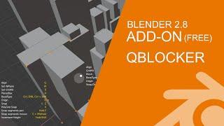 Blender 2.8: Add-on Review: QBlocker (free)