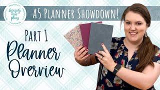 Part One - Hobonichi, Wonderland 222, Common Planner Overview - A5 Planner Showdown Mandy Lynn Plans