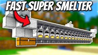 Easy Super Smelter - Minecraft 1.21+ Tutorial