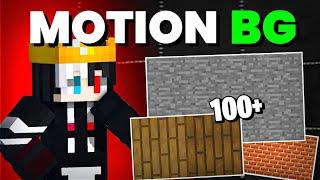 HOW TO MAKE MOTION ANIMATED BACKGROUND FOR YOUR MINECRAFT VIDEOS|| ONE CLICK [NO CLICKBAT]