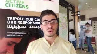 Yahya Al-Saddik talks about his expectations from the training of facilitators workshop.