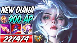 900 AP S+ WINTERBLESSED DIANA MID NEW LEGENDARY SKIN - CONQUEROR RIFTMAKER TRUE DAMAGE | SEASON 13