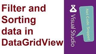 Bind DataGridview Control based on DataView Filter and Sorting