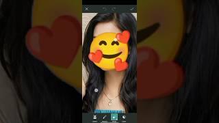 face pe se emoji remove kaise kare  how to remove emoji from photo #shorts #youtube