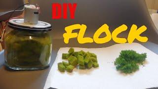 DIY. Diorama Flock. Флок для диорамы.