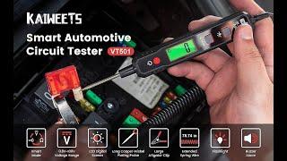 VT501 Automotive Voltage Tester is a perfect tool to have on your motorcycle or even in your car.