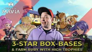 How to 3 Star BOX Bases, Farm Rubies & High Trophies!