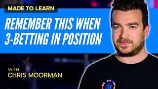 Made To Learn: 5 Tips for 3-Betting in Position