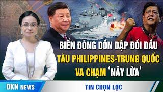 Biển Đông dồn dập điều tàu. Philippines tố cáo Trung Quốc đâm và làm hư hại tàu tại bãi Cỏ Mây