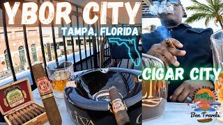 Smoking Cigars In Ybor City at Sterling Cigar Lounge & Bar in Tampa, Florida