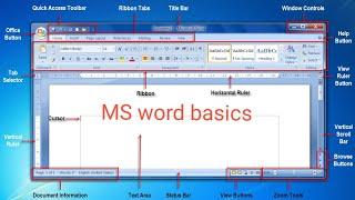 Ms word basics in tamil /For beginners and learner / Microsoft word in tamil