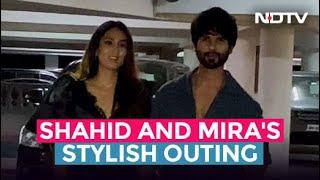 Shahid Kapoor And Mira Rajput Arrive At Russo Brothers Party