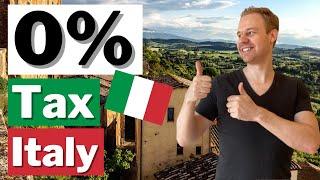 Italy Zero Tax Loophole