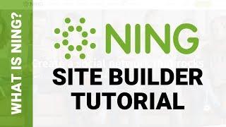 What is Ning? Review for Ning Website Builder for Sites