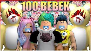 100 BEBEK KATİL AYICIKTAN KAÇIYOR   ROBLOX TEDDY BEAR ! HAN KANAL EKİP