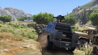 Israeli 333 Commando Infantry Brigade Badly Destroyed by Palestinian Fighter Jets & Soldiers - GTA 5
