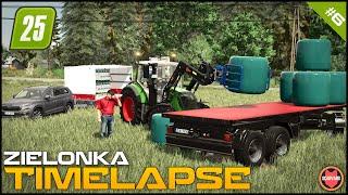  Wrapping & Transporting Grass Bales + Cultivating Marathon ⭐ FS25 Zielonka Roleplay Timelapse