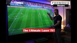 Formovie Theatre - The Ultimate UST 4K Laser TV Projector on 120inch Vividstorm Screen