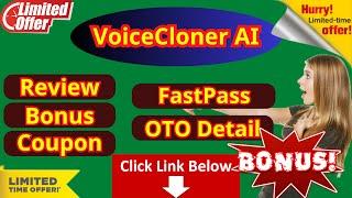 VoiceCloner AI Review - Demo - All Upgrades - Bundle Deal - Bonus