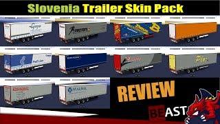 ETS2 | trailer mod "Slovenia Trailer Skin Pack" - review