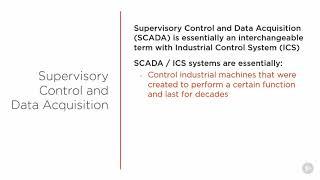 023  Supervisory Control and Data Acquisition Defined