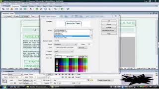 Cara Membuat Website dengan Dreamweaver CS3 part 16 - Media Flash Button