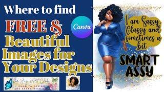 Canva Tutorial - Where to find REALLY BEAUTIFUL CLIPART FOR FREE -   #sellonetsy #learncanva