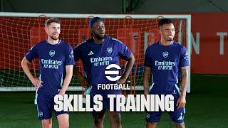 SKILLS TRAINING | Kai Havertz, Jorginho and Gabriel Jesus take on the eFootball challenge!