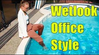 Wetlook bodysuit | Wetlook Office style | Wetlook swims girl