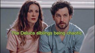 The Deluca siblings being chaotic