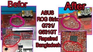 ASUS ROG Strix G G731 Repair ৷ G531GT Motherboard liquid damage fixed ৷ Laptop Service in Bangladesh