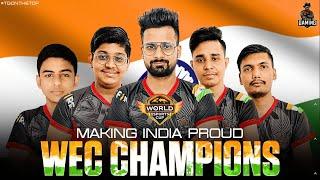 WEC Champions - Making India Proud  | Ft. Total Gaming Esports