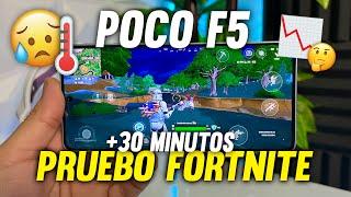 Pruebo Fortnite en mi Xiaomi POCO F5 de 12GB - Jugando 30 MINUTOS REALES !