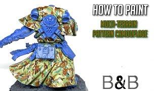 How to paint Multi-Terrain Pattern Camouflage